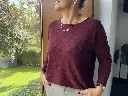 Pull Lina bordeau