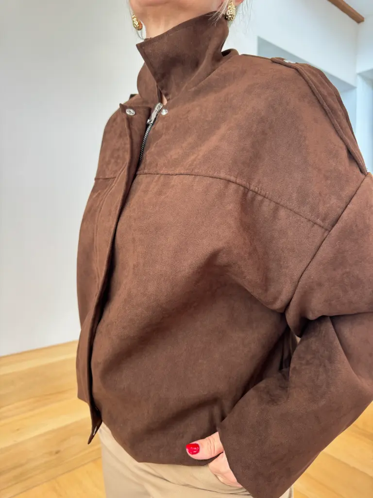 Veste Plurielle chocolat