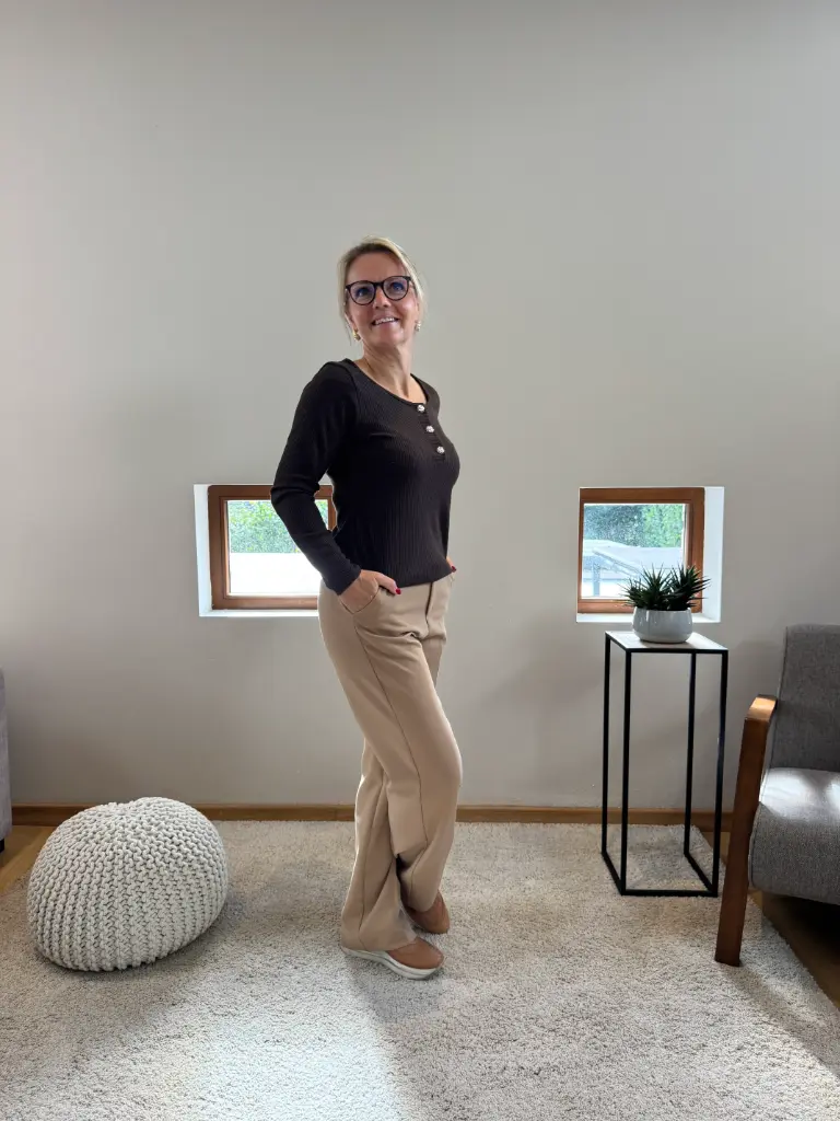 Blouse Caro chocolat