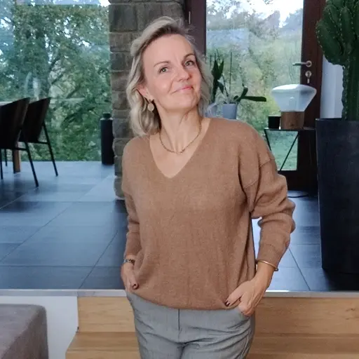 Pull Edmée camel