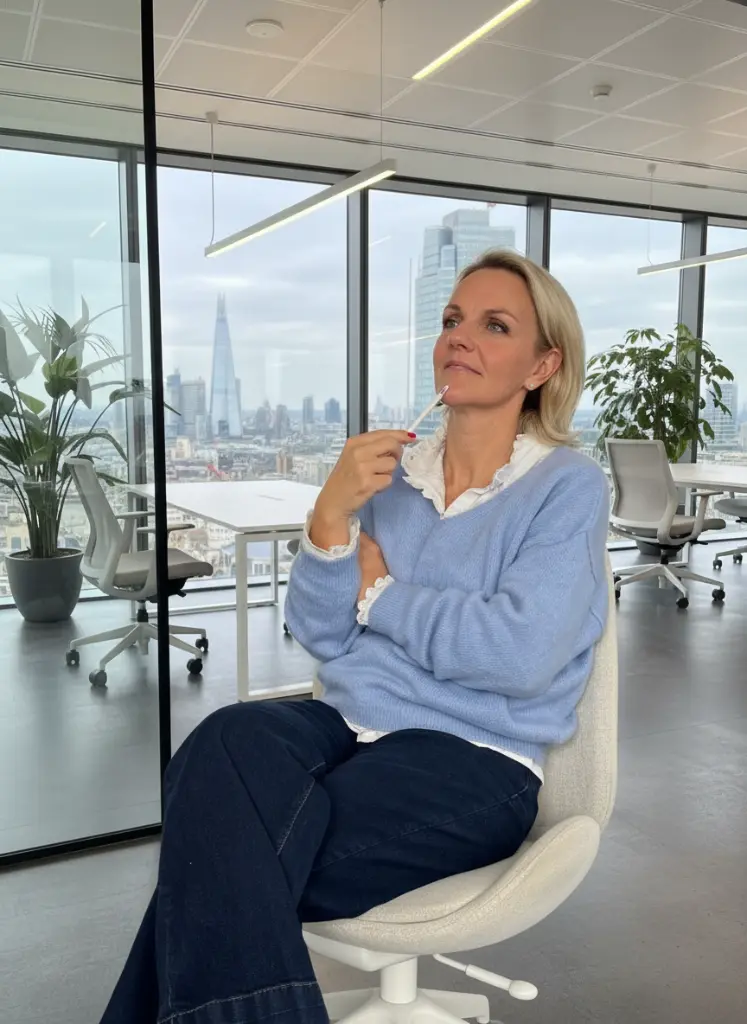 Pull Edmée bleu ciel