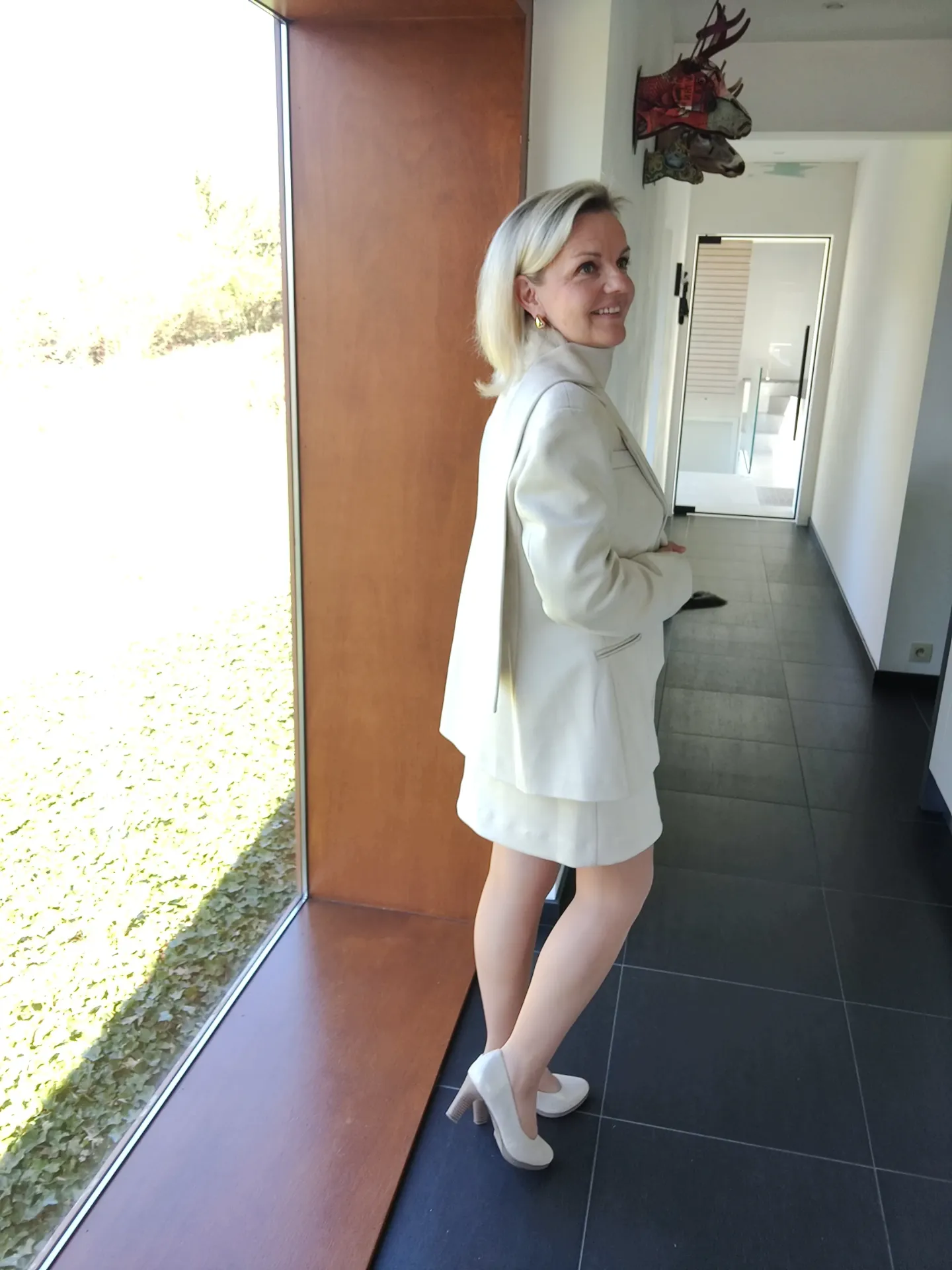 Tailleur Cassandre écru