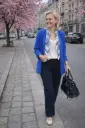 Blazer Carine bleu roi
