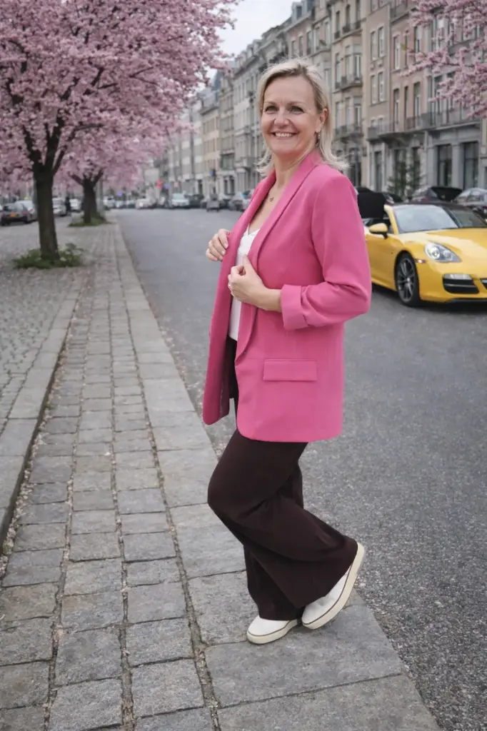 Blazer Carine fushia