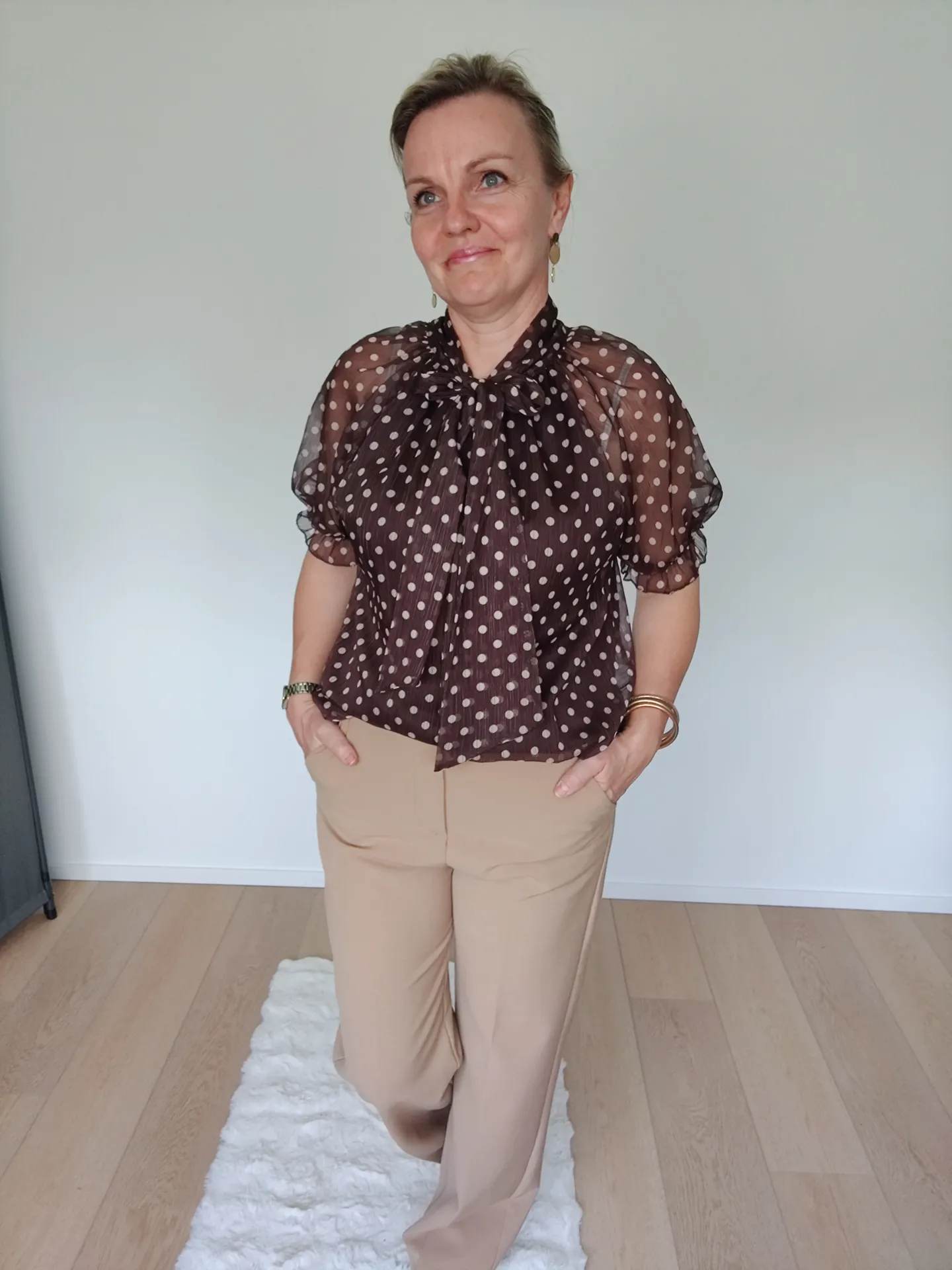 Blouse Vanina chocolat