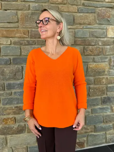 Pull Dune orange
