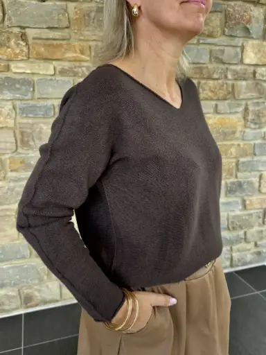Pull Dune Chocolat