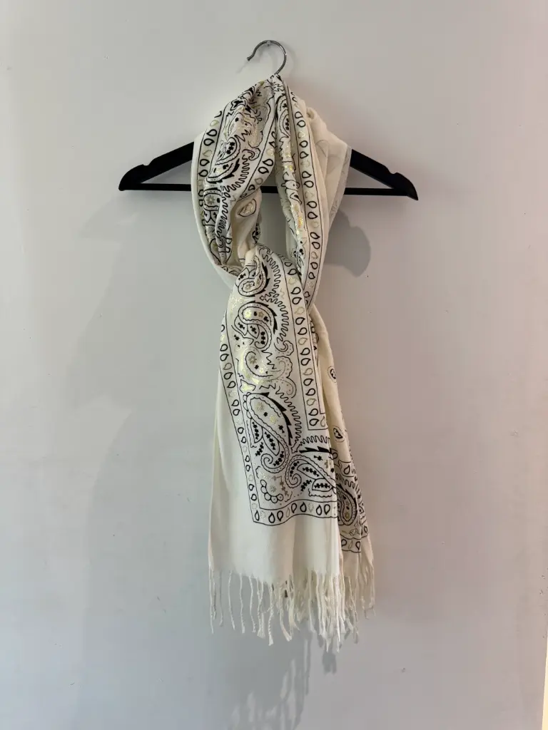 Echarpe Solyane blanche