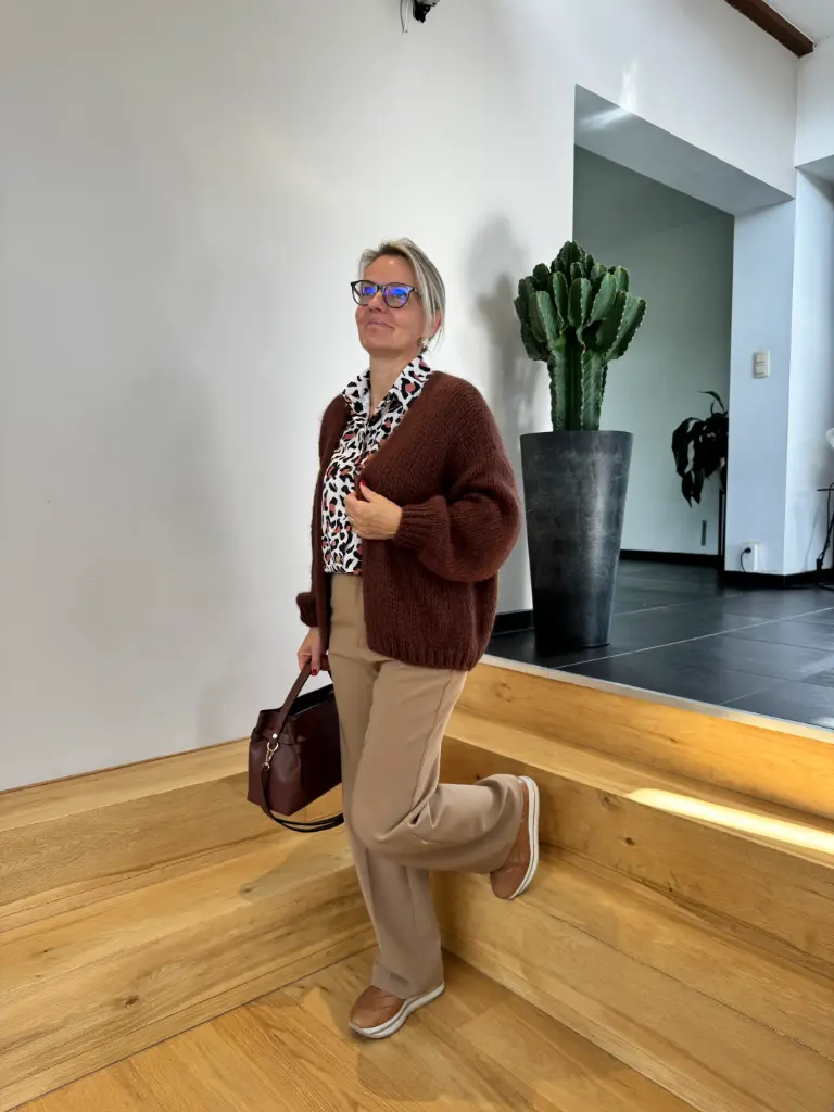 Gilet Bernadette chocolat