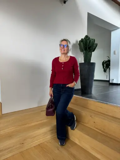 Blouse Caro bordeaux