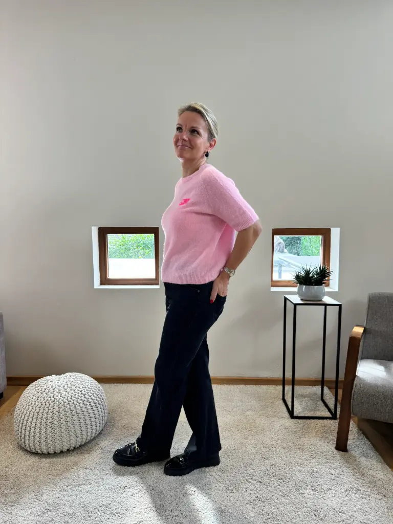 Blouse Susy rose pâle