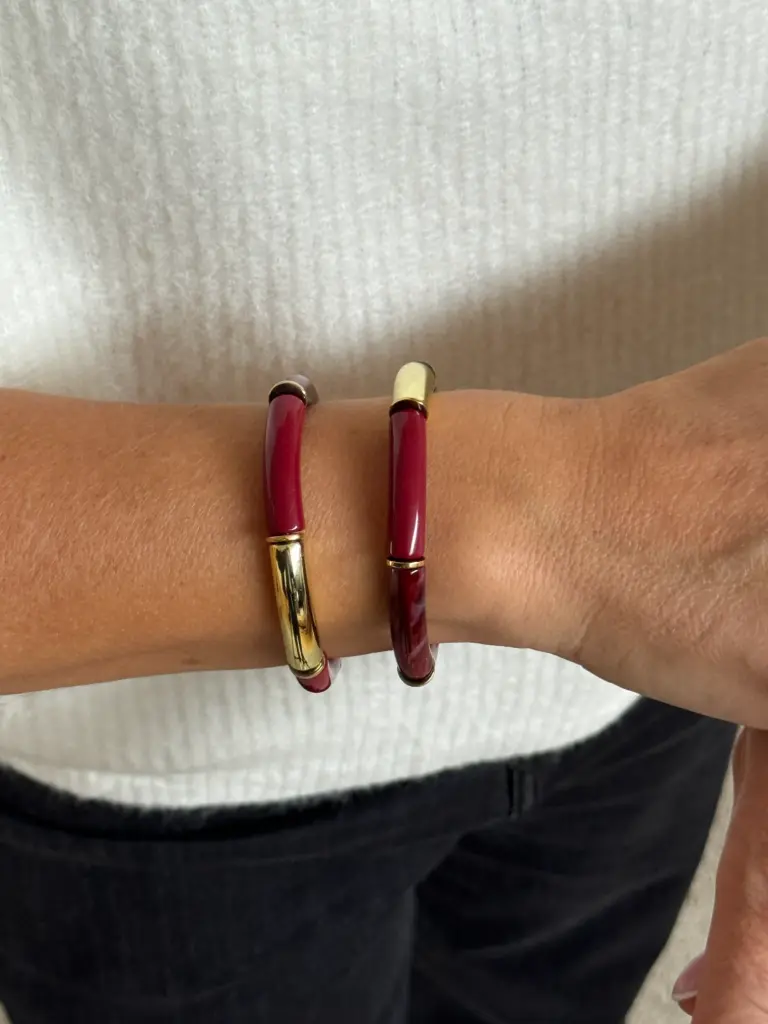 Bracelet Nelson bordeaux