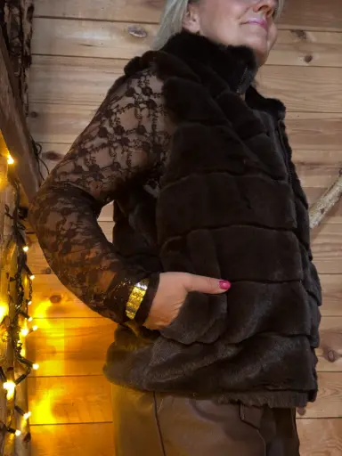 Gilet Jessy chocolat