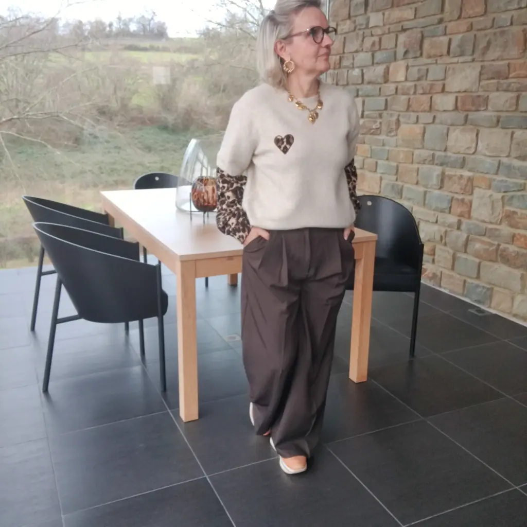 Pantalon Nadia chocolat