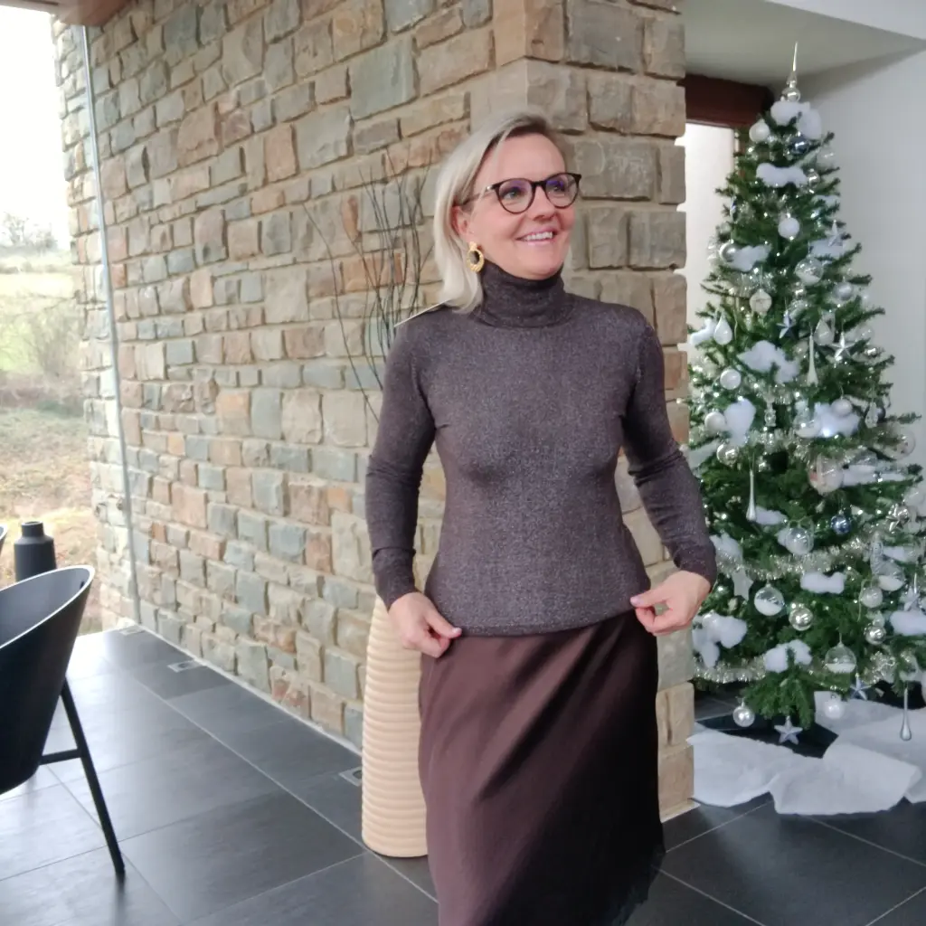 Pull col roulé Patty