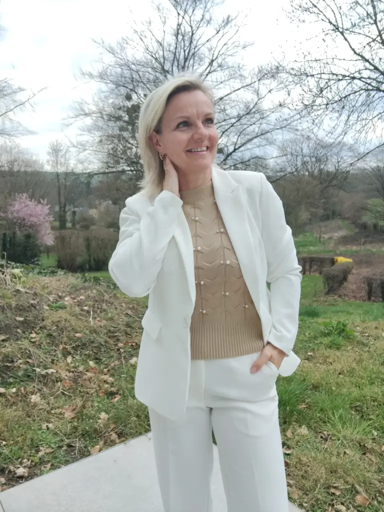 Tailleur Majora blanc